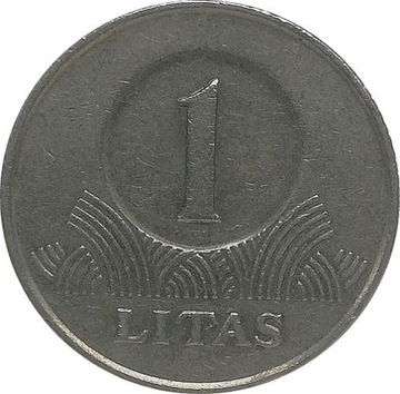 Litwa 1 litas 2001, KM#111