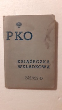 Książeczka wkładkowa PKO 1935 Warszawa