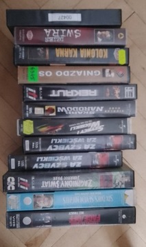 zestaw kaset vhs