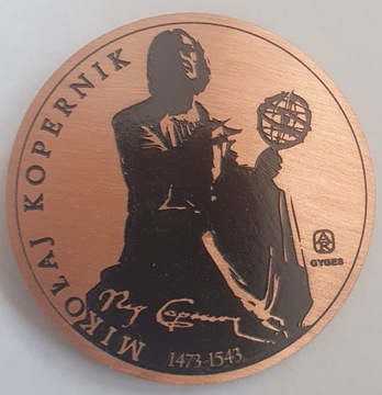 Moneta-żeton 500  Koperników 2015