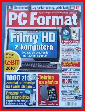 PC FORMAT - 5/2010 - FILMY HD Z KOMPUTERA