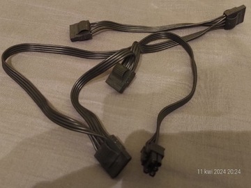 Kabel do zasilacza modularnego Corsair MOLEX x4 #2