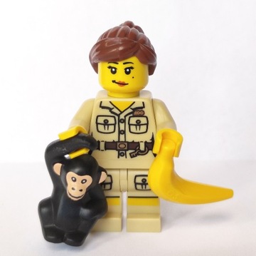 Lego col05-7 Zookeeper/Opiekunka zwierząt