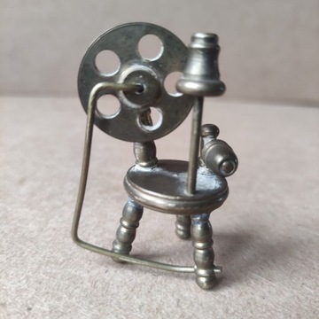 stary kołowrotek wrzeciono miniaturka mini