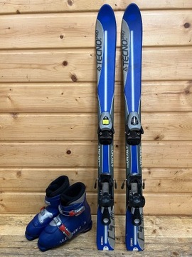 ZESTAW narty TecnoPro 100cm + buty Salomon 21cm