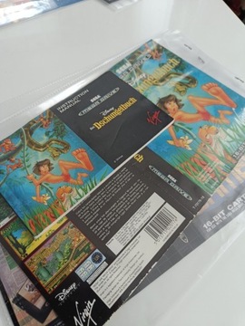 Okładka i inst.  Jungle Book, Mega Drive, oryginał
