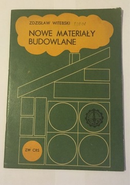 Nowe materiały budowlane Zdzisław Witebski 1975