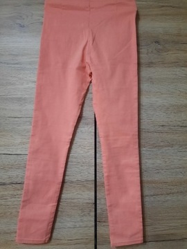 Spodnie jeansowe jasno różowe H&M  r.146