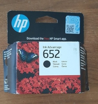 Tusz HP 652 czarny oryginalny 