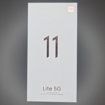 Smartfon Xiaomi 11 lite 5G 6 GB / 128 GB czarny