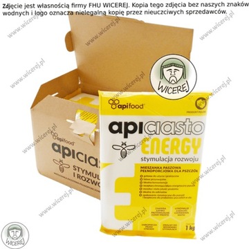 Ciasto Apifood Energy 10KG PORCJOWANE 