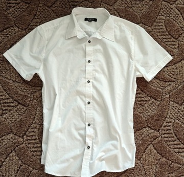 Koszula biała 43 slim fit SMOG New Yorker XL 