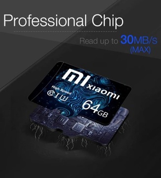 Xiaomi karta pamięci MicroSD 64GB +Adapter 