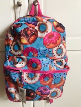 Plecak szkolny /wakacyjny donuts  dla dziewczynki 
