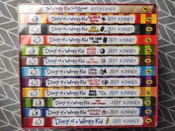 Nowy zestaw 12x Diary of a Wimpy Kid po angielsku 