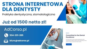 Strona internetowa dla dentysty