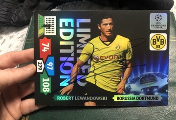 Robert Lewandowski autograf BVB Borussia Dortmund