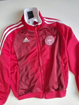 Bluza piłkarska rozpinana Dania Adidas 140