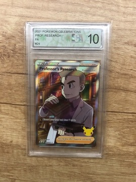 Karta Pokemon Professor Celebrations PSA 10