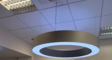 Nowoczesna lampa LED salon 150 cm średnicy 