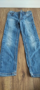 Spodnie jeans r.128