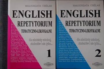 CIEŚLAK ENGLISH REPETYTORIUM 2 TOMY