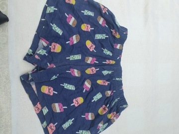 spodenki szorty od piżamy dla dziewczynki +gratis