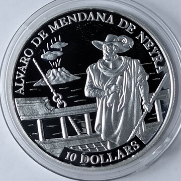 Wyspy Salomona 10 dolarów, 1991r. De Neyra 019