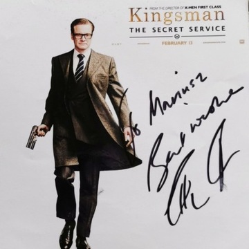 Colin Firth - zdjęcie z autografem