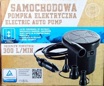 Samochodowa pompka elektryczna 300L/min Nowa