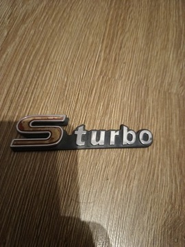 Emblemat S turbo 