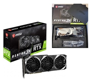 Karta graficzna MSI RTX 3070 Ventus 3X 8GB 07.2024