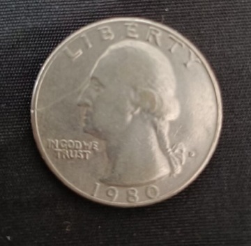 united states liberty 1980 quarter dollar