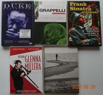 Ellington, Grapelli, Sinatra i inne muzyczne 5DVD