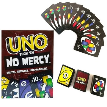 UNO No Mercy Mattel Games |Wysyłka24H