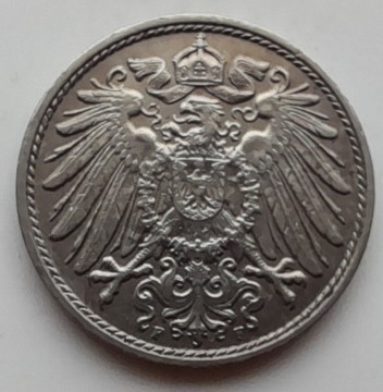 Niemcy Cesarstwo Niemieckie 10 fenigów 1914 F
