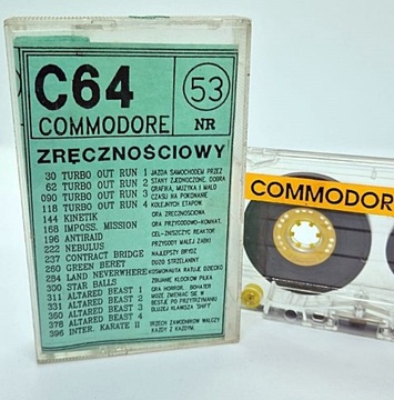 Commodore C-64 - kaseta z grami nr.53