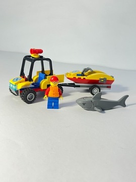 LEGO City 60286 Plażowy Quad Ratunkowy z Rekinem