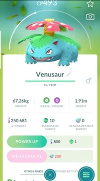 Pokemon go VenusaurTrade Wymiana