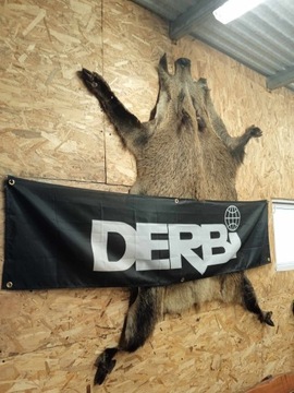 Baner DERBI o wymiarach 45 x 185 cm Derbi Senda