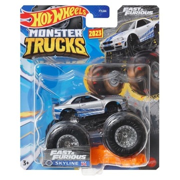 Hot Wheels Monster Trucks NISSAN SKYLINE GTR Fast