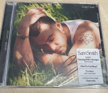 SAM SMITH LOVE GOES CD z autografem