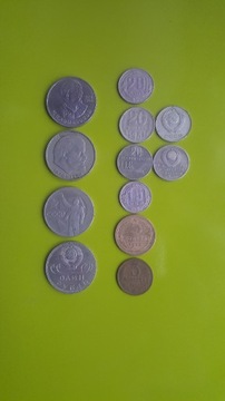 Monety ZSRR CCCR zestaw