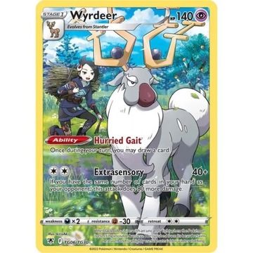 Karta pokemon Wyrdeer TG06/TG30*