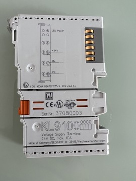 Moduł l/O Beckhoff KL9100 Nowy