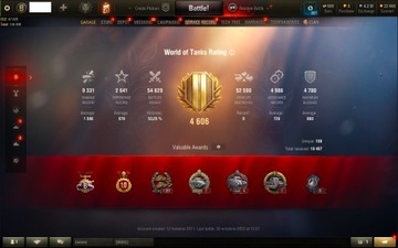 Unikatowe konto World of Tanks z 2011. Beta tester