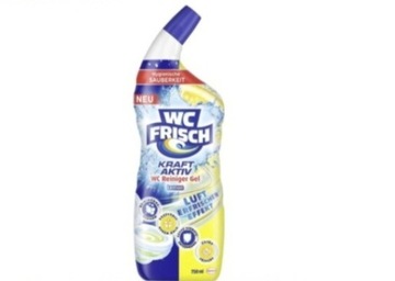 WC FRISCH KRAFT AKTIV LEMON Żel do WC (Niemcy) DE