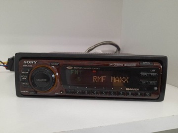 Radio SONY XR-C850RW w drewnie MERCEDES w126 w124