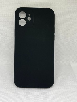 Obudowa/Case do IPhone 12 silikonowa czarna