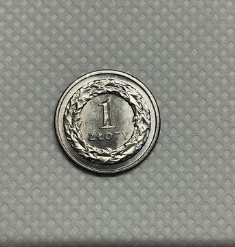 Moneta obiegowa 1 złotych z 1990r. Mennicza